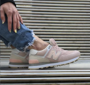 Alternative view of Giày New Balance 574 'Pink' WL574TAC