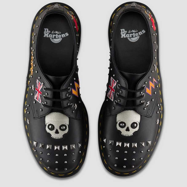 Giày Dr.Martens 1461 Rock & Roll 'Black' 24206001 - Ảnh 4