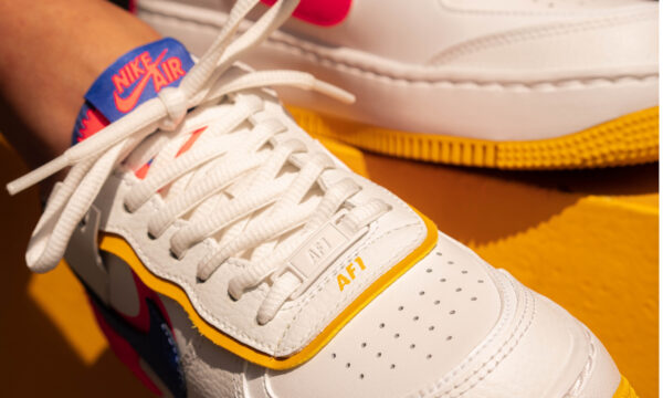 Giày Nike Wmns Air Force 1 Shadow 'White Crimson Blue' CI0919-105 - Ảnh 9