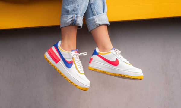Giày Nike Wmns Air Force 1 Shadow 'White Crimson Blue' CI0919-105 - Ảnh 7