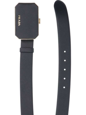 Alternative view of Thắt Lưng Prada Logo Pouch Detail Leather Belt 1CC491-2DL0-F0002