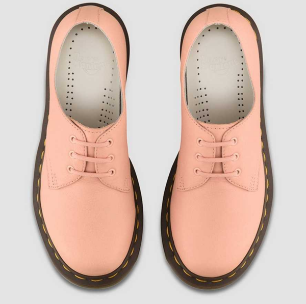 Giày Dr.Martens 1461 Women's Virginia Leather Oxford 'Pink' 24481672 - Ảnh 4