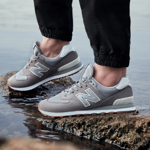 Giày New Balance 574 Grey ML574SPU - Ảnh 4