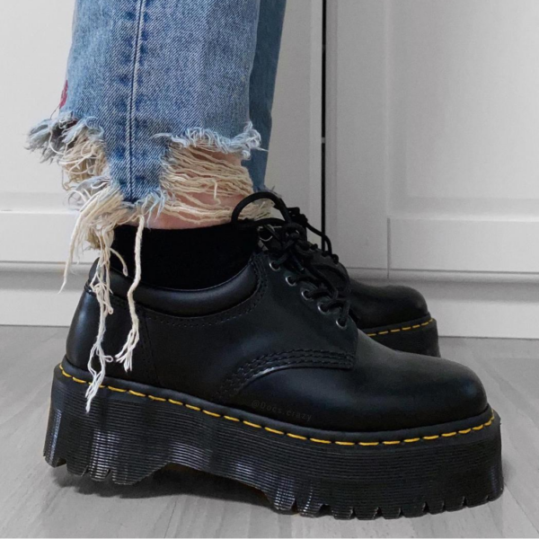 Giày Dr.Martens 8053 Leather Platform 'Black' 24690001 - Ảnh 4