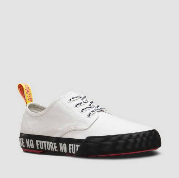 Giày Dr.Martens Pressler Sex Pistols 'White' 24786100 - Ảnh 2