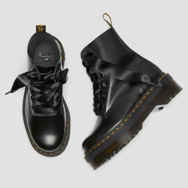 Giày Dr.Martens Molly Women's Leather Platform 'Black' 24861001 - Ảnh 5