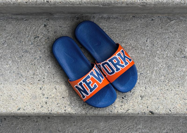 Dép Nike NBA x Benassi 'Knicks' 917551-800 - Ảnh 2