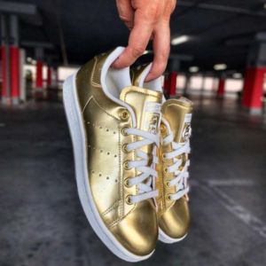 Giay Adidas Stan Smith 'Gold Metallic' FV4298