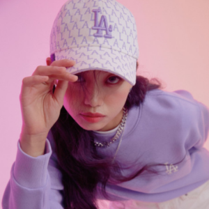 Alternative view of Mũ MLB Monogram Pastel Unstructured Ball Cap LA Dodgers 32CPFA111-07V