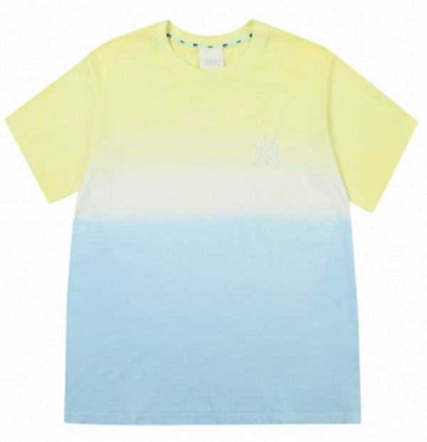 Áo MLB Tie Dye OverFit New York Yankees 'Yellow Blue' 31TSD4131-50Y