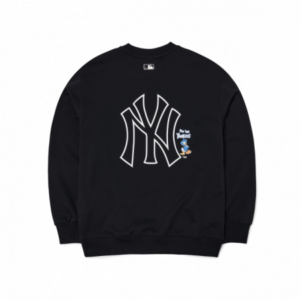 Alternative view of Áo MLB X DISNEY Donald Duck Front Print Overfit Sweatshirt NY Yankees 3AMTD1014-50BKS