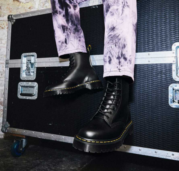 Giày Dr. Martens 1460 Bex 'Black Smooth' 25345001 - Ảnh 3