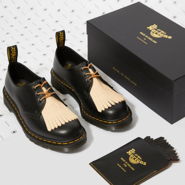 Giày Dr Martens x Hender Scheme 1461 'Black' 25365001 - Ảnh 2