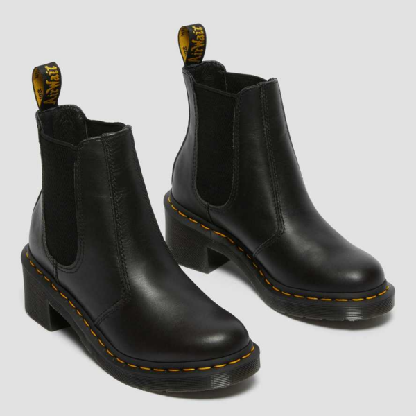 Giày Dr.Martens Cadence Women's Leather Heeled 'Black' 25450001 - Ảnh 2