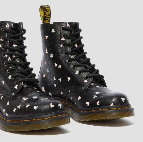 Giày Dr.Martens 1460 Pascal Leather Wild Heart 'Black Muti' 25481001 - Ảnh 2