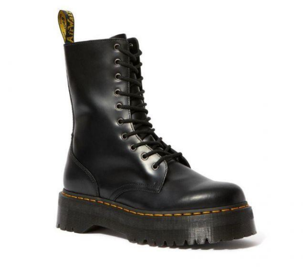 Giày Dr. Martens Jadon Hi Smooth Leather Black 25565001 - Ảnh 5
