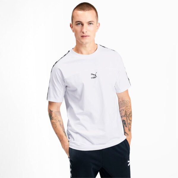 Puma XTG Short Sleeve Tee Top White 595309-02 - Ảnh 2