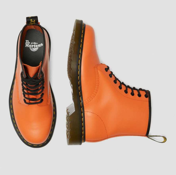 Giày Dr.Martens 1460 Smooth Leather 'Orange' 25714659 - Ảnh 4