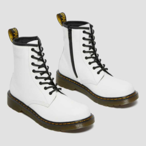 Alternative view of Giày Dr.Martens Youth 1460 Leather Lace Up 'White' 25811100