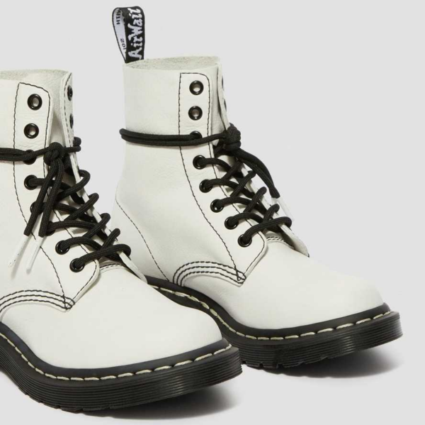 Giày Dr.Martens 1460 Pascal Virginia Women's 'White' 25818113 - Ảnh 2
