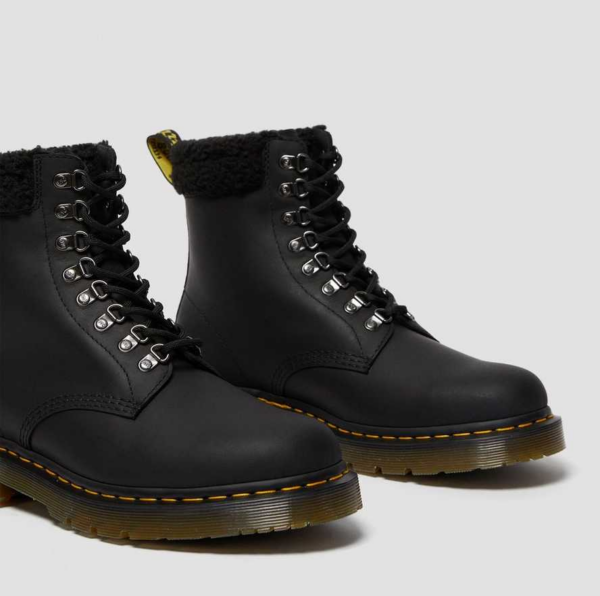 Giày Dr.Martens 1460 Dm's Wintergrip Fleece 'Black' 25990001 - Ảnh 4