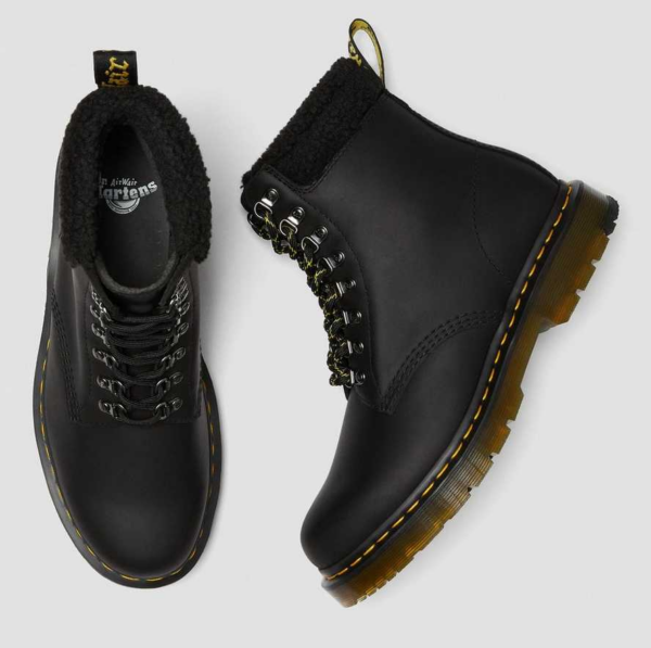 Giày Dr.Martens 1460 Dm's Wintergrip Fleece 'Black' 25990001 - Ảnh 6