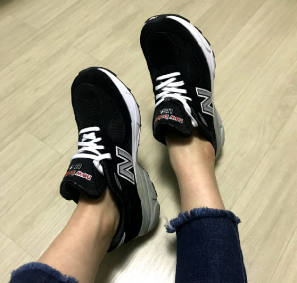 Giày New Balance 990v3 Made in USA 'Black White' W990BK3 - Ảnh 4