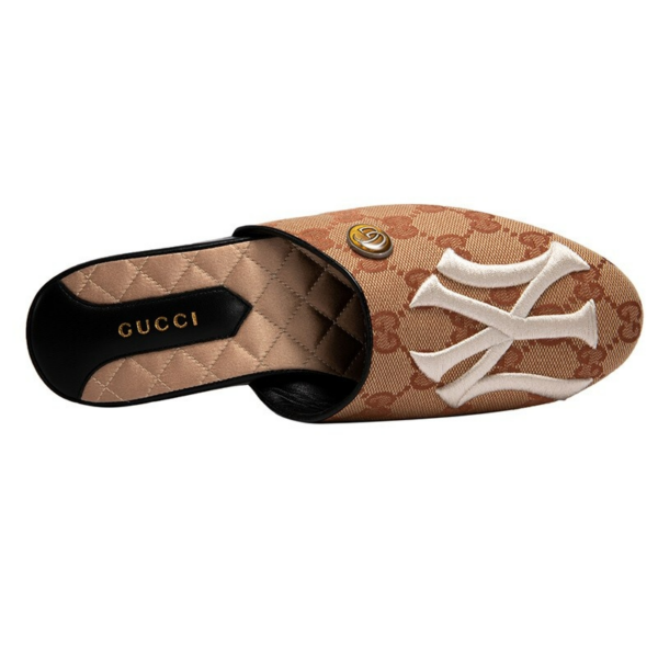Giày Gucci NY Yankees x GUCCI Princetown 537089-KQW00-8366 - Ảnh 5