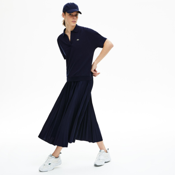 Áo Lacoste Stingray Fit Women's Pique Polo Short Sleeve T-shirt PF0504-166 - Ảnh 2