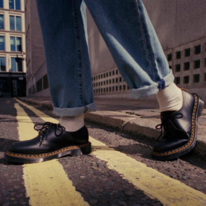 Giay Dr.Martens 1461 Double Stitch 'Black' 26101032