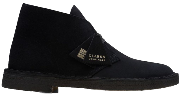 Giay Clarks Desert Boot 'Black Suede' 261-55480