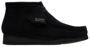 Giay Clarks Wallabee Boot 'Black Suede' 261-55517