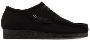 Giay Clarks Wallabee 'Black Suede' 261-55519
