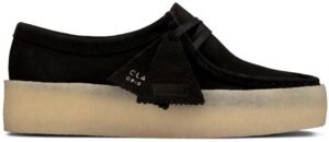 Giay Clarks Wallabee Cup 'Black Nubuck' 261-58144