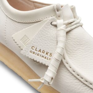 Giay Clarks Wallabee 'White Nubuck' 261-65560