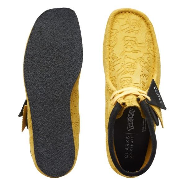 Giày Clarks Originals Wallabee Pokémon 'Yellow' 26168638 - Ảnh 4