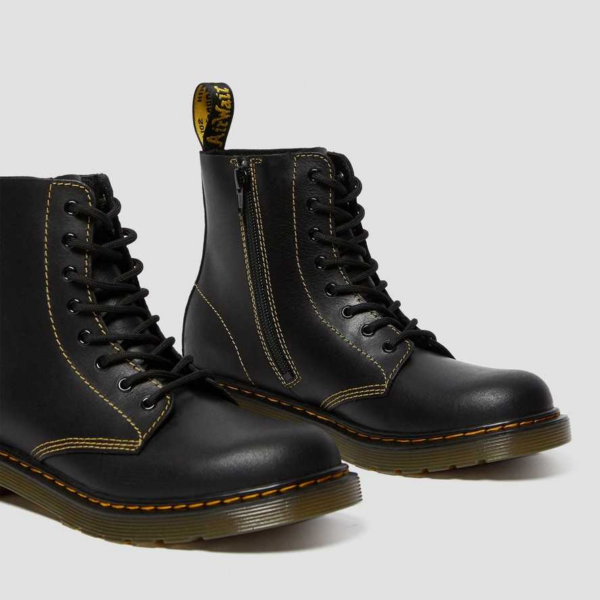 Giày Dr.Martens Youth 1460 Pablo Leather Lace Up 'Black' 26191001 - Ảnh 2