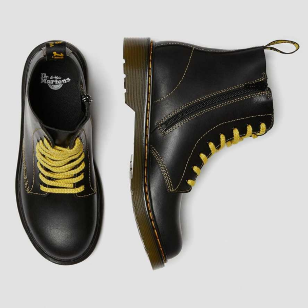 Giày Dr.Martens Youth 1460 Pablo Leather Lace Up 'Black' 26191001 - Ảnh 4