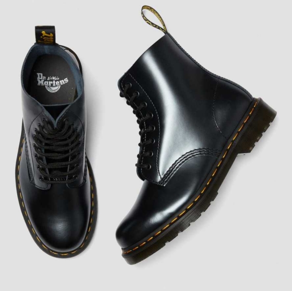 Giày Dr.Martens 1460 Pascal Chroma Metallic Leather 'Silver' 26233040 - Ảnh 4