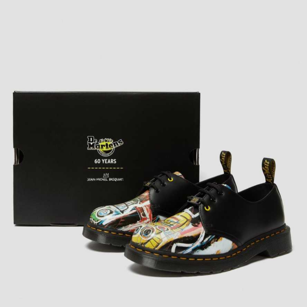 Giày Dr.Martens 1461 Basquiat Leather Oxford 'Black Multi' 26320001 - Ảnh 2