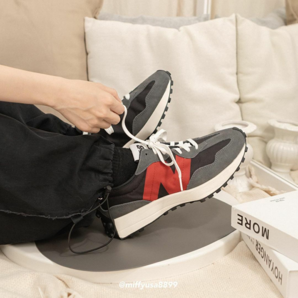 Giày New Balance 327 Magnet Team Red MS327FF - Ảnh 5