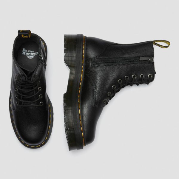 Giày Dr. Martens Black Jadon Pisa Leather Boots 26378001 - Ảnh 6