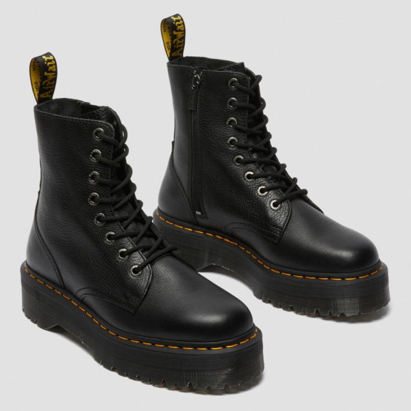 Giày Dr. Martens Black Jadon Pisa Leather Boots 26378001 - Ảnh 8