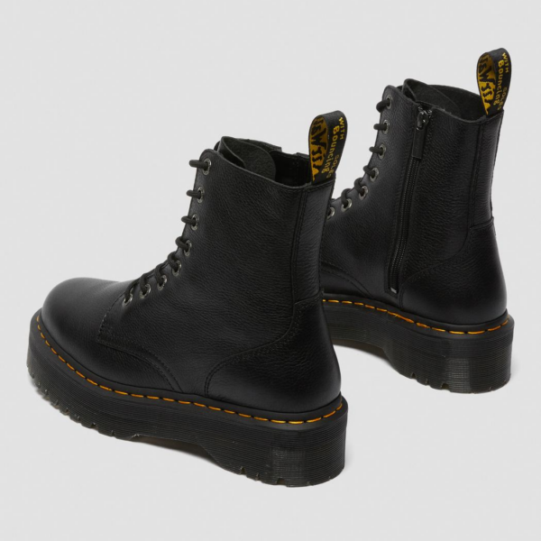 Giày Dr. Martens Black Jadon Pisa Leather Boots 26378001 - Ảnh 7