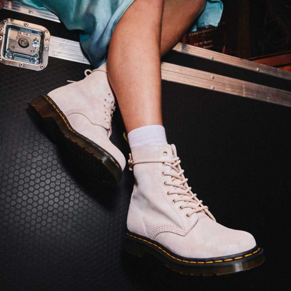 Giày Dr.Martens 1460 Pascal Tie Dye Suede Lace Up 'Pink White' 26406971 - Ảnh 2