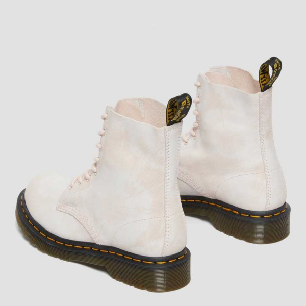 Giày Dr.Martens 1460 Pascal Tie Dye Suede Lace Up 'Pink White' 26406971 - Ảnh 4