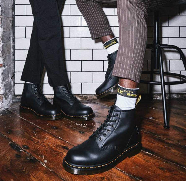 Giày Dr.Martens 101 Leather 'Black' 26409001 - Ảnh 5