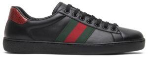 Giày Gucci Ace Leather 'Black' 386750 A38D0 1078