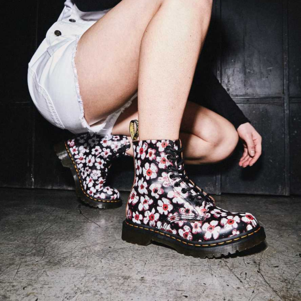 Giày Dr.Martens 1460 Pascal Floral Leather 'Muticolor' 26456002 - Ảnh 2