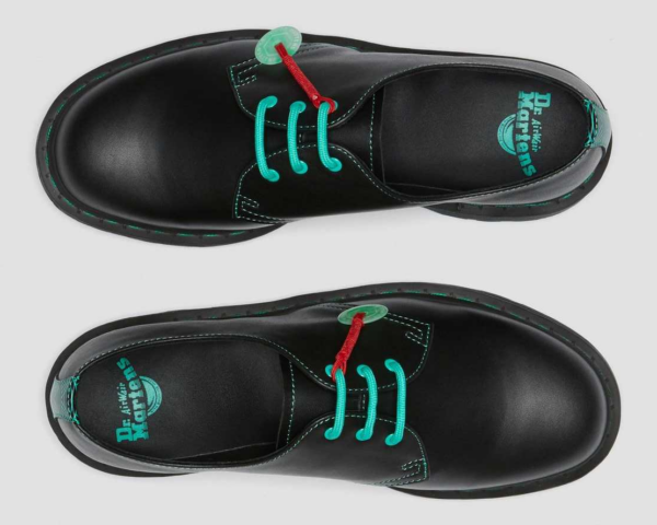 Giày Dr.Martens 1461 Chinese New Year Leather Oxford 'Black' 26577001 - Ảnh 6